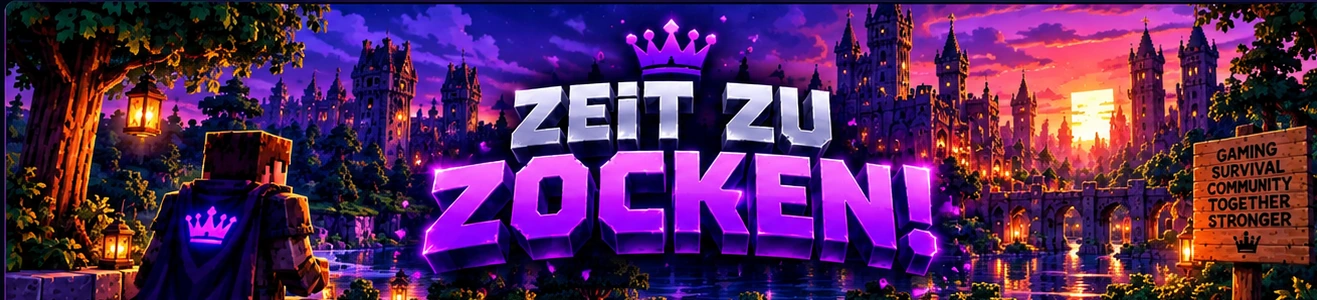 Originales Tegnas-Launcher-Banner: Zeit zu zocken